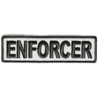 Enforcer Patch 3.5 Inch Reflective | Embroidered Patches Enforcer Patch 3.5 Inch Reflective | Embroidered Patches
