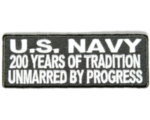 Us Navy 200 Years Of Tradition Patch