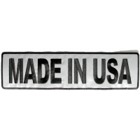 Made In USA Large Reflective Back Patch Made In USA Large Reflective Back Patch