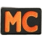 Orange MC Patch