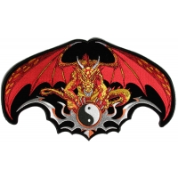 Dragon Patch With Yin Yang Large | Embroidered Patches Dragon Patch With Yin Yang Large | Embroidered Patches