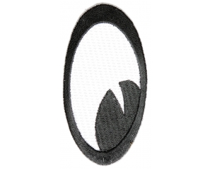 Moon Eyes Patch Looking Right | Embroidered Patches