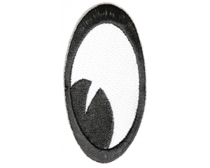 Moon Eyes Patch Looking Left | Embroidered Patches