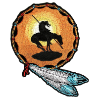 End Of The Trail Medium Patch Old Style