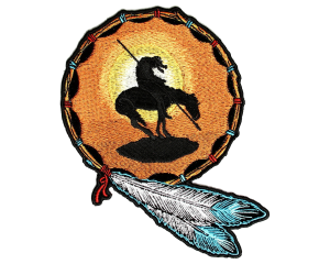 End Of The Trail Medium Patch Old Style