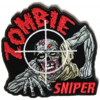 Zombie Sniper Small Patch | Embroidered Patches