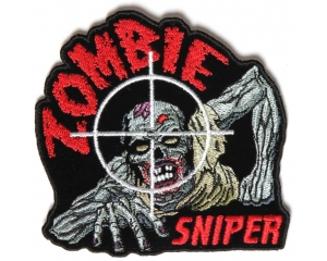 Zombie Sniper Small Patch | Embroidered Patches