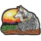 Wolf and Cubs Medium 6 Inch Patch