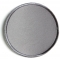 Gray 3 Inch Round Blank Patch