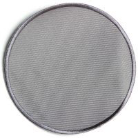 Gray 4 Inch Round Blank Patch | Embroidered Patches Gray 4 Inch Round Blank Patch | Embroidered Patches