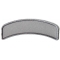 Gray 4 Inch Arched Blank Patch Rocker