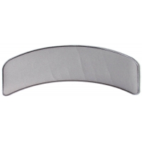 Gray 11 Inch Arched Blank Patch Rocker | Embroidered Patches