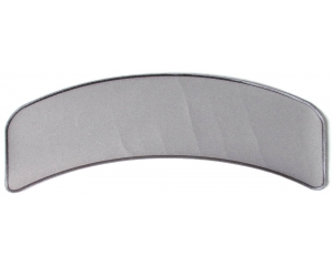 Gray 11 Inch Arched Blank Patch Rocker | Embroidered Patches