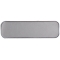 Gray 10 Inch Straight Blank Patch