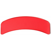 Red 11 Inch Arched Blank Patch Rocker | Embroidered Patches Red 11 Inch Arched Blank Patch Rocker | Embroidered Patches