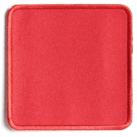 Red 3 Inch Square Blank Patch | Embroidered Patches