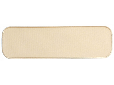 Tan 10 Inch Straight Blank Patch | Embroidered Patches