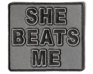 She Beats Me Patch