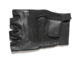 Fingerless Motorcycle Riding Gloves Black