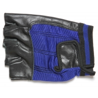 Fingerless Motorcycle Riding Gloves Blue