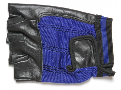 Fingerless Motorcycle Riding Gloves Blue