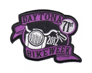 Daytona Bike Week 2012 Patch Purple