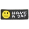 Have A Day Patch With No Smile Face