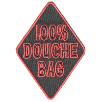 100 Percent Douche Bag Patch