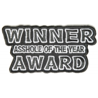 Winner Asshole Of The Year Award Patch