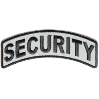 Security Rocker Patch Black Gray | Embroidered Patches Security Rocker Patch Black Gray | Embroidered Patches