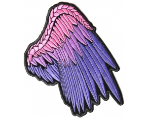 Pink Angel Right Wing Patch | Embroidered Patches