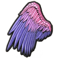 Pink Left Angel Wings Patch | Embroidered Patches Pink Left Angel Wings Patch | Embroidered Patches