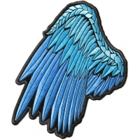 Blue Left Angel Wings Patch | Embroidered Patches Blue Left Angel Wings Patch | Embroidered Patches