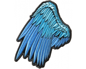 Blue Left Angel Wings Patch | Embroidered Patches