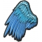 Blue Left Angel Wings Patch