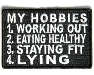 My Hobbies Include Lying Patch | Embroidered Patches