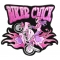 Biker Chick Wheeley Girl Large Ladies Back Patch