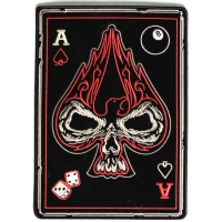 Ace Of Spades Skull Large Biker Patch | Embroidered Patches