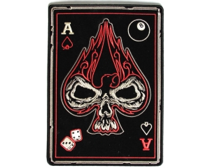Ace Of Spades Skull Large Biker Patch | Embroidered Patches
