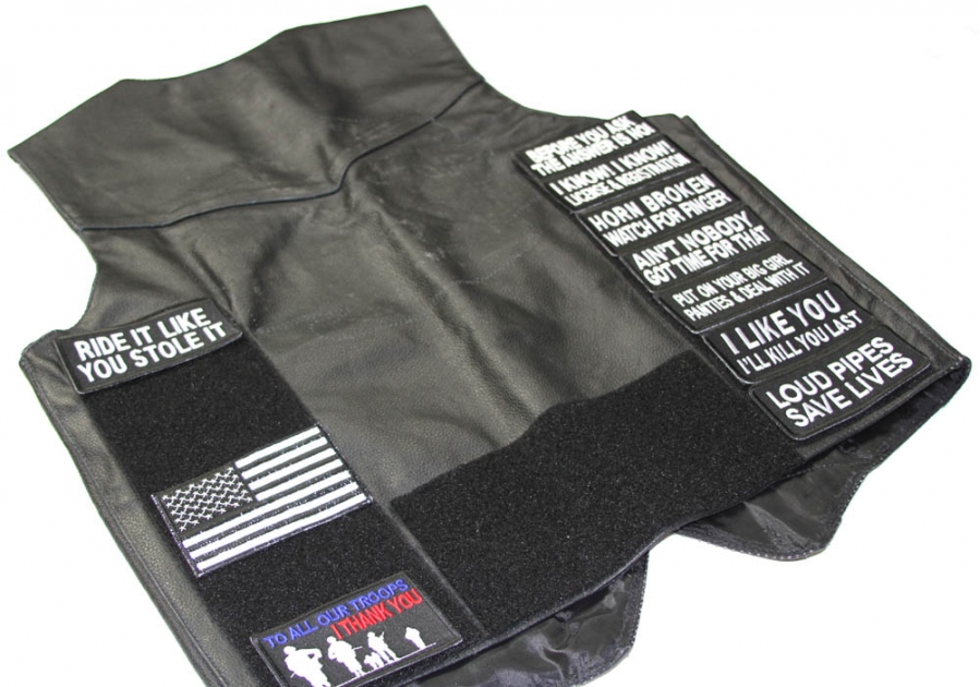 Get some patches for your leather vest