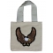 Small Canvas Bag With Brown Eagle Patch