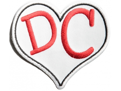 I Love DC Heart Patch | Embroidered Patches