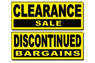 Clearance Sale Clearance Sale