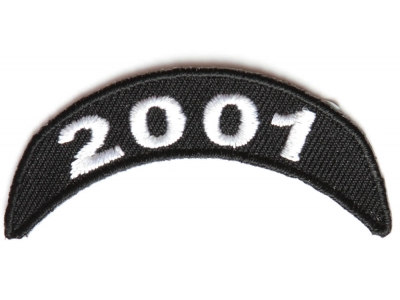 2001 Upper Rocker Patch In Black White