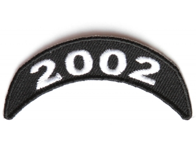 2002 Upper Rocker Patch In Black White
