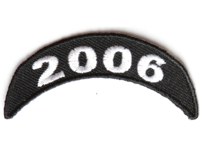2006 Upper Rocker Patch In Black White