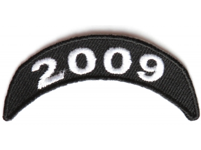 2009 Upper Rocker Patch In Black White
