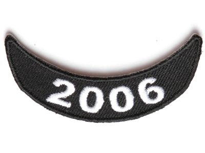 2006 Lower Rocker Patch In Black White