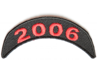 2006 Upper Year Rocker Patch In Red