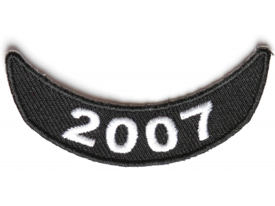 2007 Lower Rocker Patch In Black White